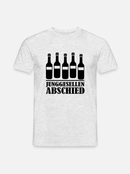 Junggesellenabschied - Männer T-Shirt - Grau meliert