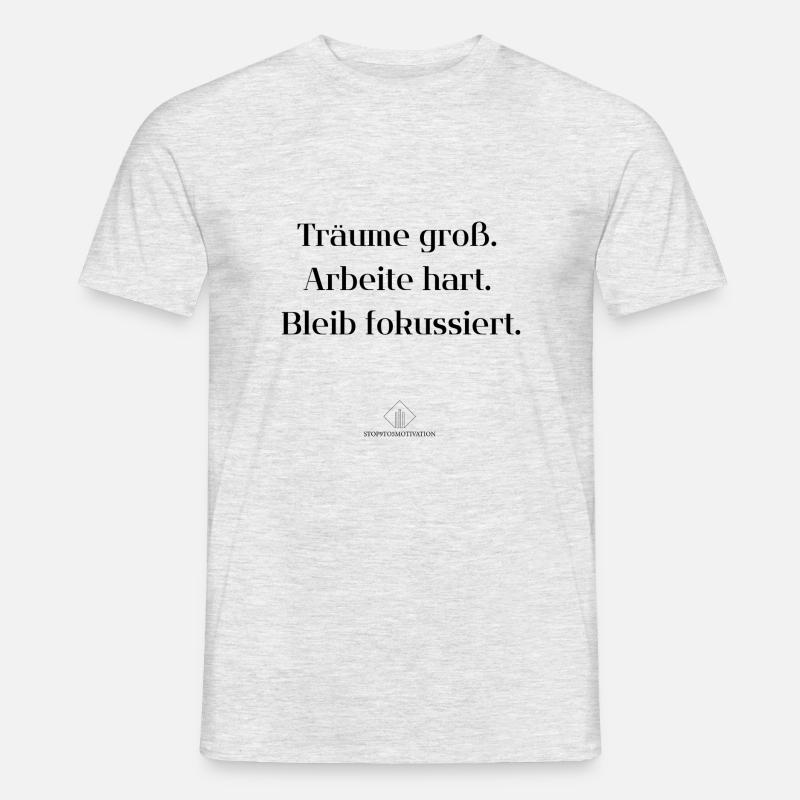 FokusVision - Männer T-Shirt - Grau meliert
