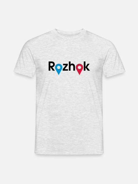 PUBG Print "Rozhok" - Men's T-Shirt - heather grey