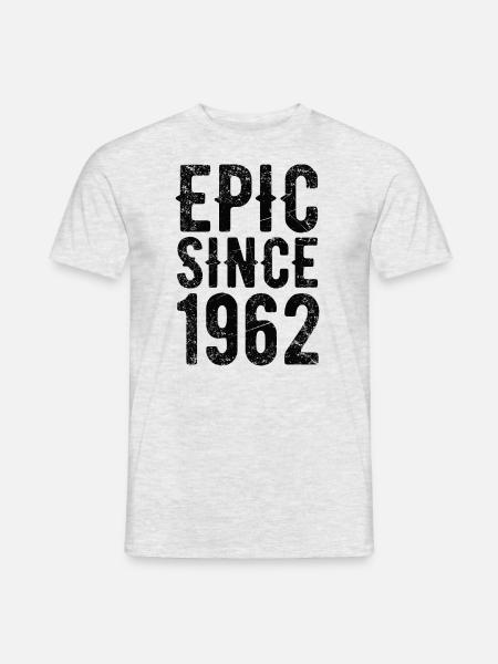 Epic since 1962 - Männer T-Shirt - Grau meliert