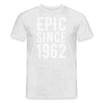 Epic since 1962 - Männer T-Shirt - Grau meliert - Vorne - AI Model Male 178 dark (178cm)