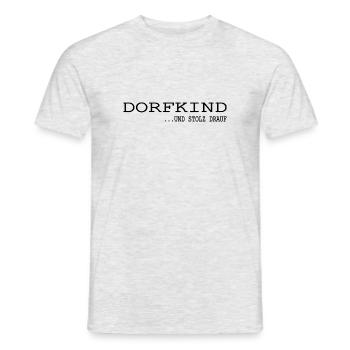 Dorfkind - Männer T-Shirt - Grau meliert - Vorne - AI Model Male 178 dark (178cm)