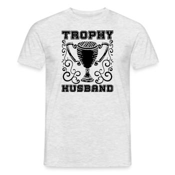 Mari Mariage Hommes Idée cadeau Mariage Mariage - T-shirt homme - gris chiné - Devant - AI Model Male 178 dark (178cm)