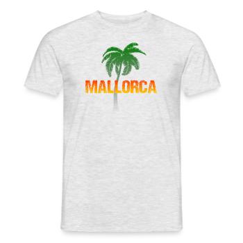 Mallorca - Männer T-Shirt - Grau meliert - Vorne - AI Model Male 178 dark (178cm)