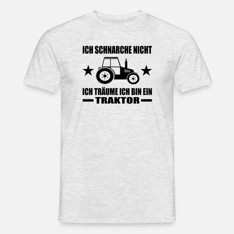 Traktor - Männer T-Shirt - Grau meliert