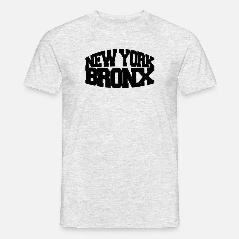 new york bronx - Männer T-Shirt - Grau meliert