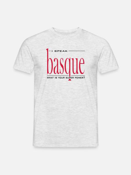 Super Power Basque - Men's T-Shirt - heather grey