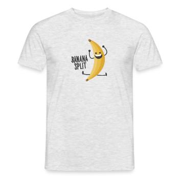 Bananasplit - Männer T-Shirt - Grau meliert - Vorne - AI Model Male 178 dark (178cm)