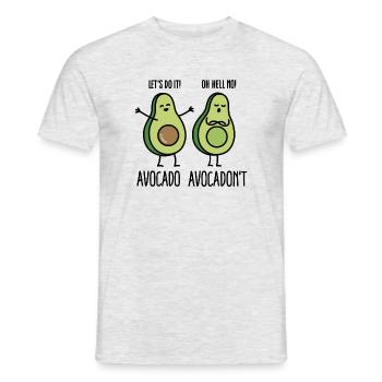 Avocado - Avocadon't - T-shirt homme - gris chiné - Devant - AI Model Male 178 dark (178cm)