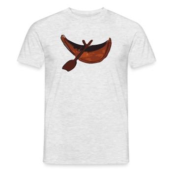 Kanu - Männer T-Shirt - Grau meliert - Vorne - AI Model Male 178 dark (178cm)