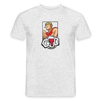Onizuka Great Teacher - T-shirt homme - gris chiné - Devant - AI Model Male 178 dark (178cm)