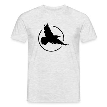 Design abstrait aux couleurs vibrantes - T-shirt homme - gris chiné - Devant - AI Model Male 178 dark (178cm)