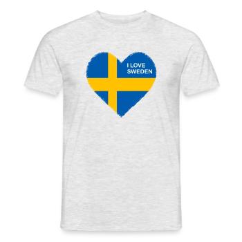 J’adore le T-shirt Suède - T-shirt homme - gris chiné - Devant - AI Model Male 178 dark (178cm)