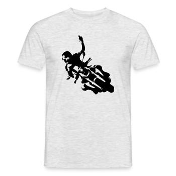 Nakedbike900 - T-shirt homme - gris chiné - Devant - AI Model Male 178 dark (178cm)