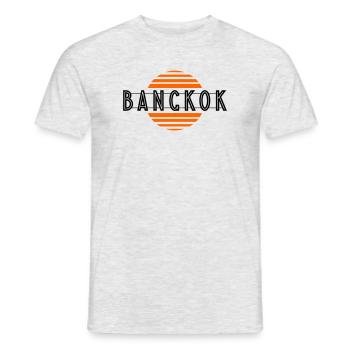 Bangkok rétro - T-shirt homme - gris chiné - Devant - AI Model Male 178 dark (178cm)