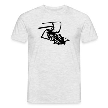 Nakedbike900 - T-shirt homme - gris chiné - Devant - AI Model Male 178 dark (178cm)