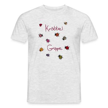 Krabbelgruppe, Kindergarten - Männer T-Shirt - Grau meliert - Vorne - AI Model Male 178 dark (178cm)