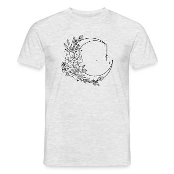 Astrologie du Sagittaire - T-shirt homme - gris chiné - Devant - AI Model Male 178 dark (178cm)