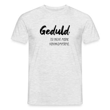 Abstrakte Farbenspiel Druckdesign - Männer T-Shirt - Grau meliert - Vorne - AI Model Male 178 dark (178cm)
