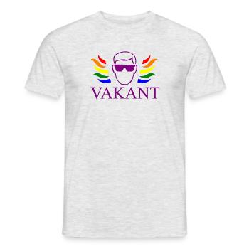 Vacant / Vacant Type - Men's T-Shirt - heather grey - Front - AI Model Male 178 dark (178cm)