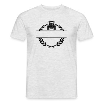 Lorbeerkranz Ackerschlepper - Männer T-Shirt - Grau meliert - Vorne - AI Model Male 178 dark (178cm)