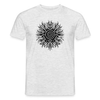 Mittsommer Sonne Sommer - Männer T-Shirt - Grau meliert - Vorne - AI Model Male 178 dark (178cm)