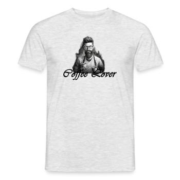 Barista Coffee Lover Noir - T-shirt homme - gris chiné - Devant - AI Model Male 178 dark (178cm)