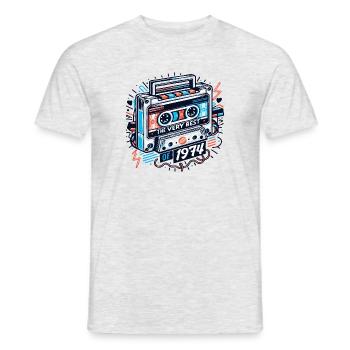 Birthday Very Best Of 1974 Retro - Men's T-Shirt - heather grey - Front - AI Model Male 178 dark (178cm)