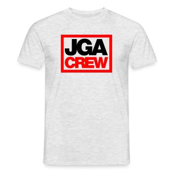 Bachelor Party Crew - Emblem - Men's T-Shirt - heather grey - Front - AI Model Male 178 dark (178cm)