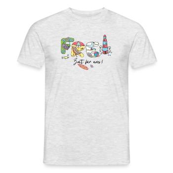 Leisure Holidays - Men's T-Shirt - heather grey - Front - AI Model Male 178 dark (178cm)