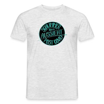 Pire qu’il n’y paraît, l’après-Covid - T-shirt homme - gris chiné - Devant - AI Model Male 178 dark (178cm)