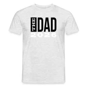The Dad 26 Dad Baby Dad 2026 Father's Day Gift - Men's T-Shirt - heather grey - Front - AI Model Male 178 dark (178cm)