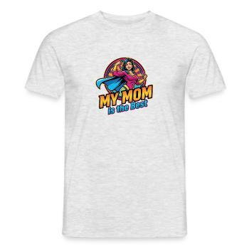 Mom Gifts for Moms and Best Mom - Men's T-Shirt - heather grey - Front - AI Model Male 178 dark (178cm)