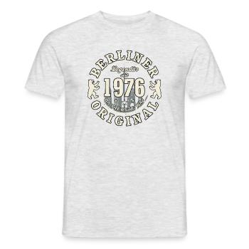 50e anniversaire 2026 Berlin Cadeau Original - T-shirt homme - gris chiné - Devant - AI Model Male 178 dark (178cm)