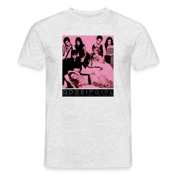 Gossip Girl Iconic Image With Main Characters - Men's T-Shirt - heather grey - Front - AI Model Male 178 dark (178cm)