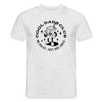 Cool Dads Club - Männer T-Shirt - Grau meliert - Vorne - AI Model Male 178 dark (178cm)
