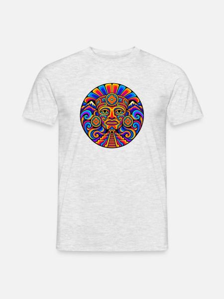Inka - Männer T-Shirt - Grau meliert