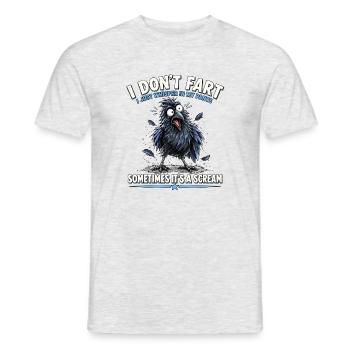 I Dont Fart - Männer T-Shirt - Grau meliert - Vorne - AI Model Male 178 dark (178cm)