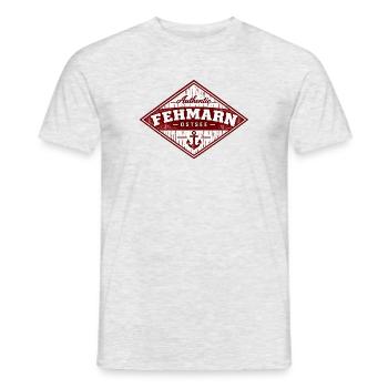 Fehmarn - Insel - Ostsee - Deutschland - Strand - Männer T-Shirt - Grau meliert - Vorne - AI Model Male 178 dark (178cm)