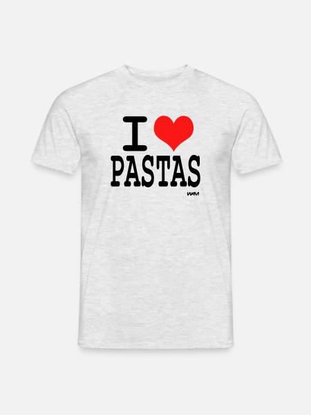 pastas - Men's T-Shirt - heather grey
