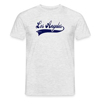 Los Angeles Californie - T-shirt homme - gris chiné - Devant - AI Model Male 178 dark (178cm)