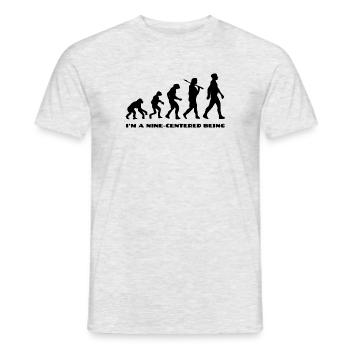 Évolution - T-shirt homme - gris chiné - Devant - AI Model Male 178 dark (178cm)