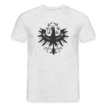 Tiroler Adler grau - Männer T-Shirt - Grau meliert - Vorne - AI Model Male 178 dark (178cm)