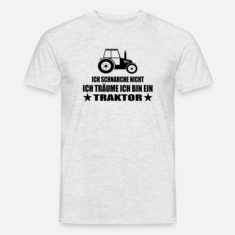 Traktor - Männer T-Shirt - Grau meliert