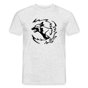 malicourt - T-shirt homme - gris chiné - Devant - AI Model Male 178 dark (178cm)