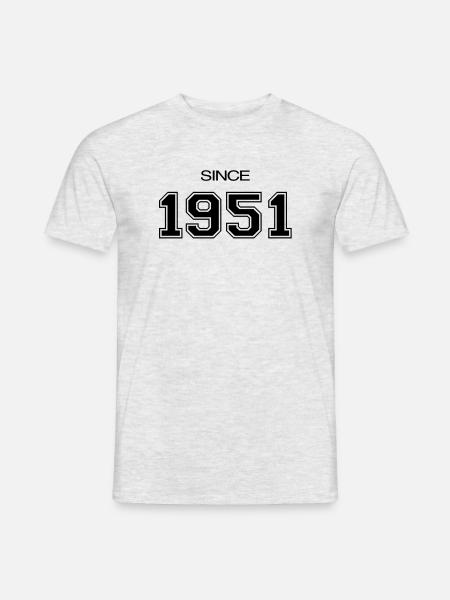 1951 birthday gift - Men's T-Shirt - heather grey