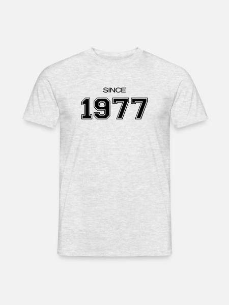 1977 birthday gift - Men's T-Shirt - heather grey