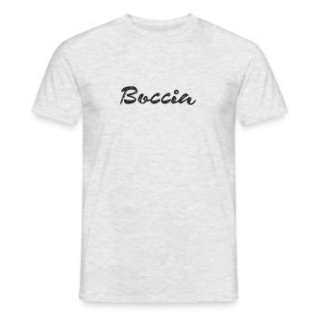 Bocciaspieler Bekleidung mit Boccia Kugeln Boccia - Männer T-Shirt - Grau meliert - Vorne - AI Model Male 178 dark (178cm)