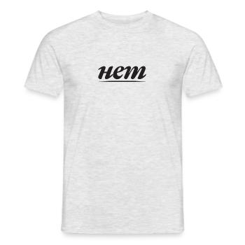 Dire non en costume russe pour les Russes - T-shirt homme - gris chiné - Devant - AI Model Male 178 dark (178cm)