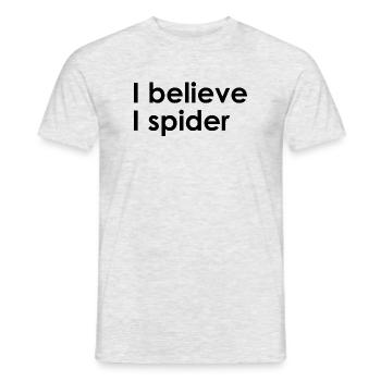 I think I'm crazy - Men's T-Shirt - heather grey - Front - AI Model Male 178 dark (178cm)
